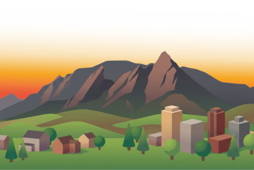 Boulder skyline